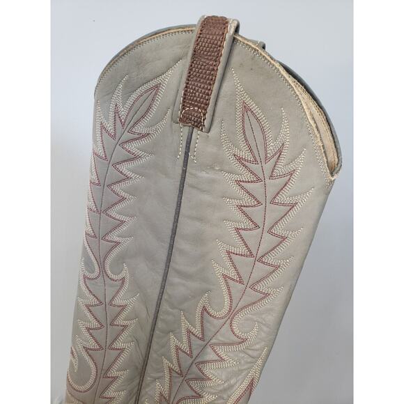 Dan Post Western Exotic Teju Lizard Reptile Cowboy Boots Womens Size 5.5C - Picture 7 of 9